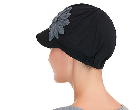 Thumbnail: Bamboo Fashion Hat Cap Beanie for Woman Cancer Chemo Daily Use with Brim Visor
