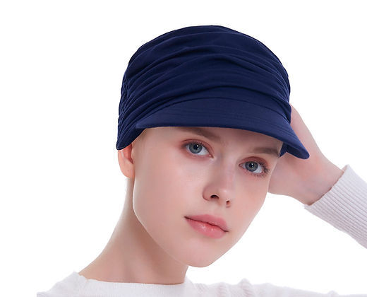 Thumbnail: Bamboo Fashion Hat Cap Beanie for Woman Daily Use with Brim Visor,Patient Cancer
