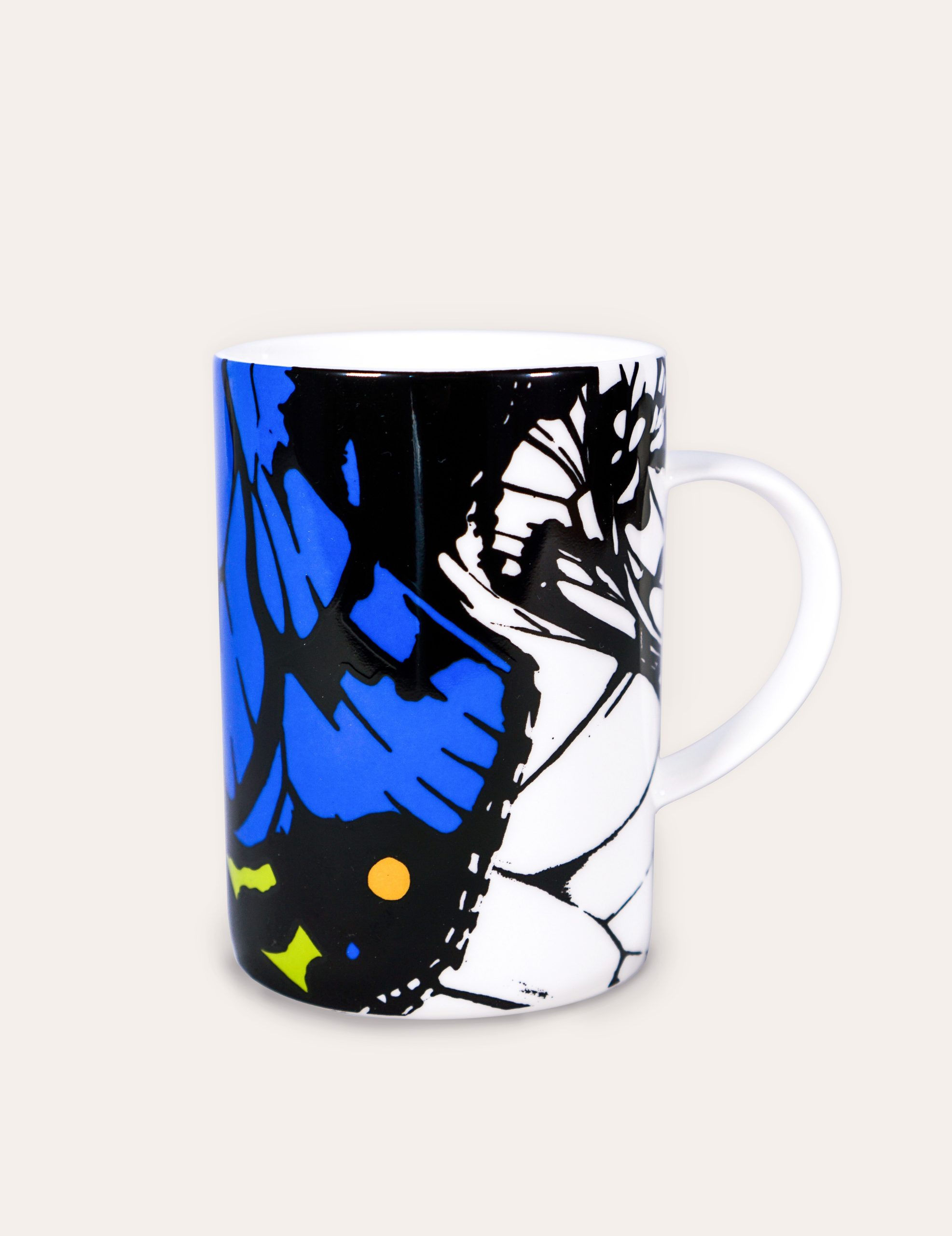 BUTTERFLY MUG - BLUE