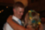 Bride and groom first dance