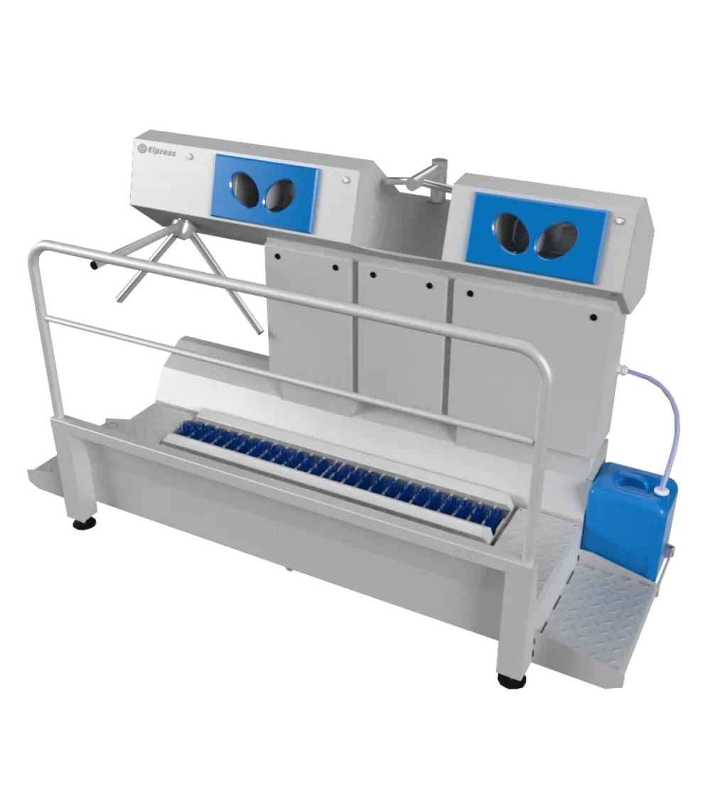 Nettoyage des semelles, lavage de mains, séchage et désinfection