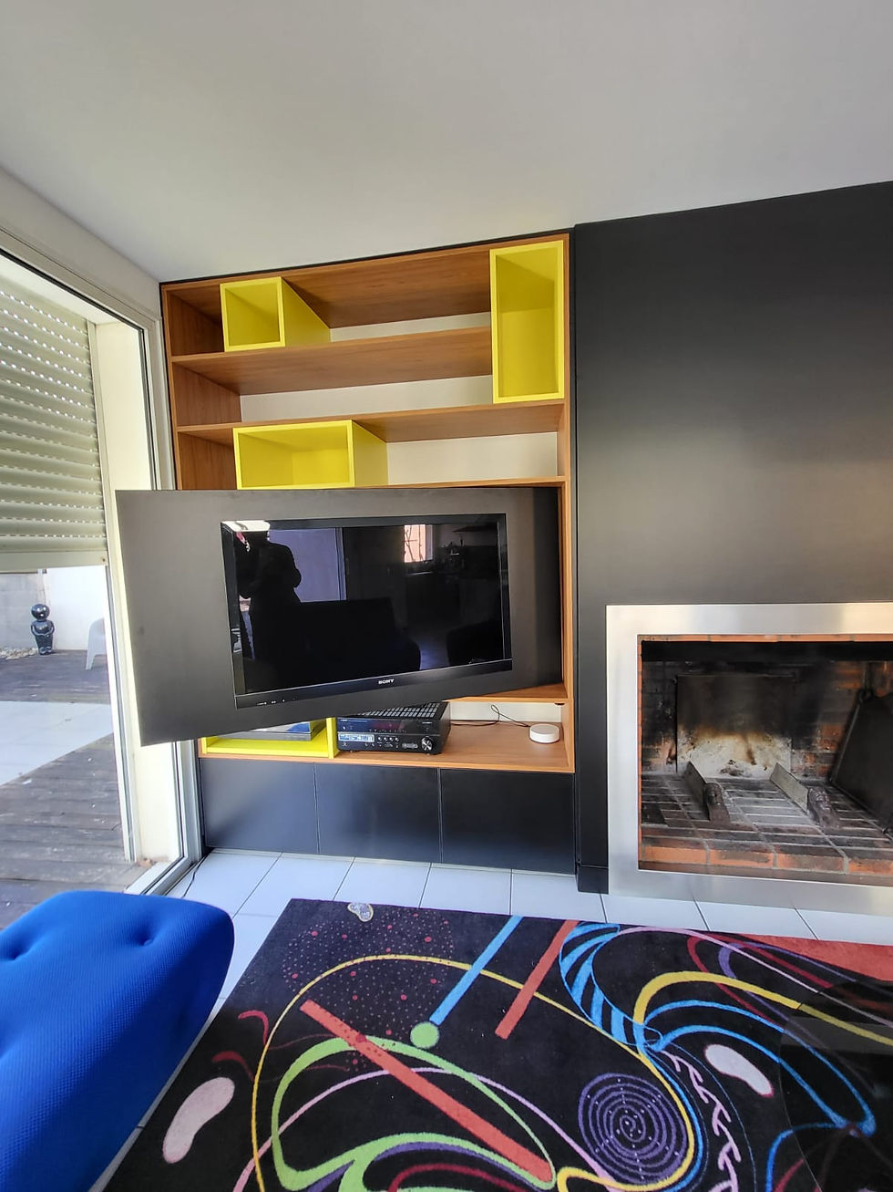 Panneau télé pivotant