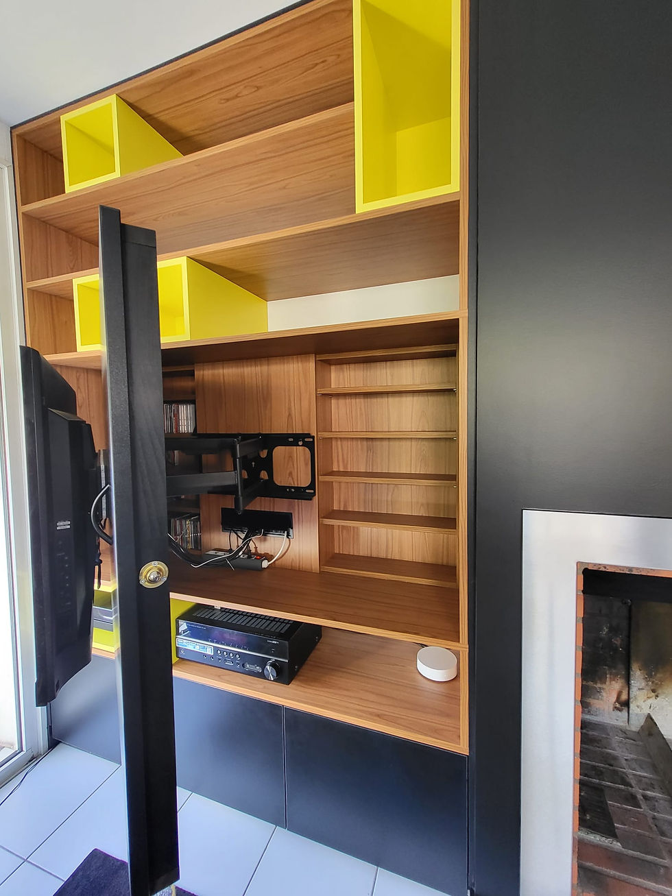 Panneau télé pivotant