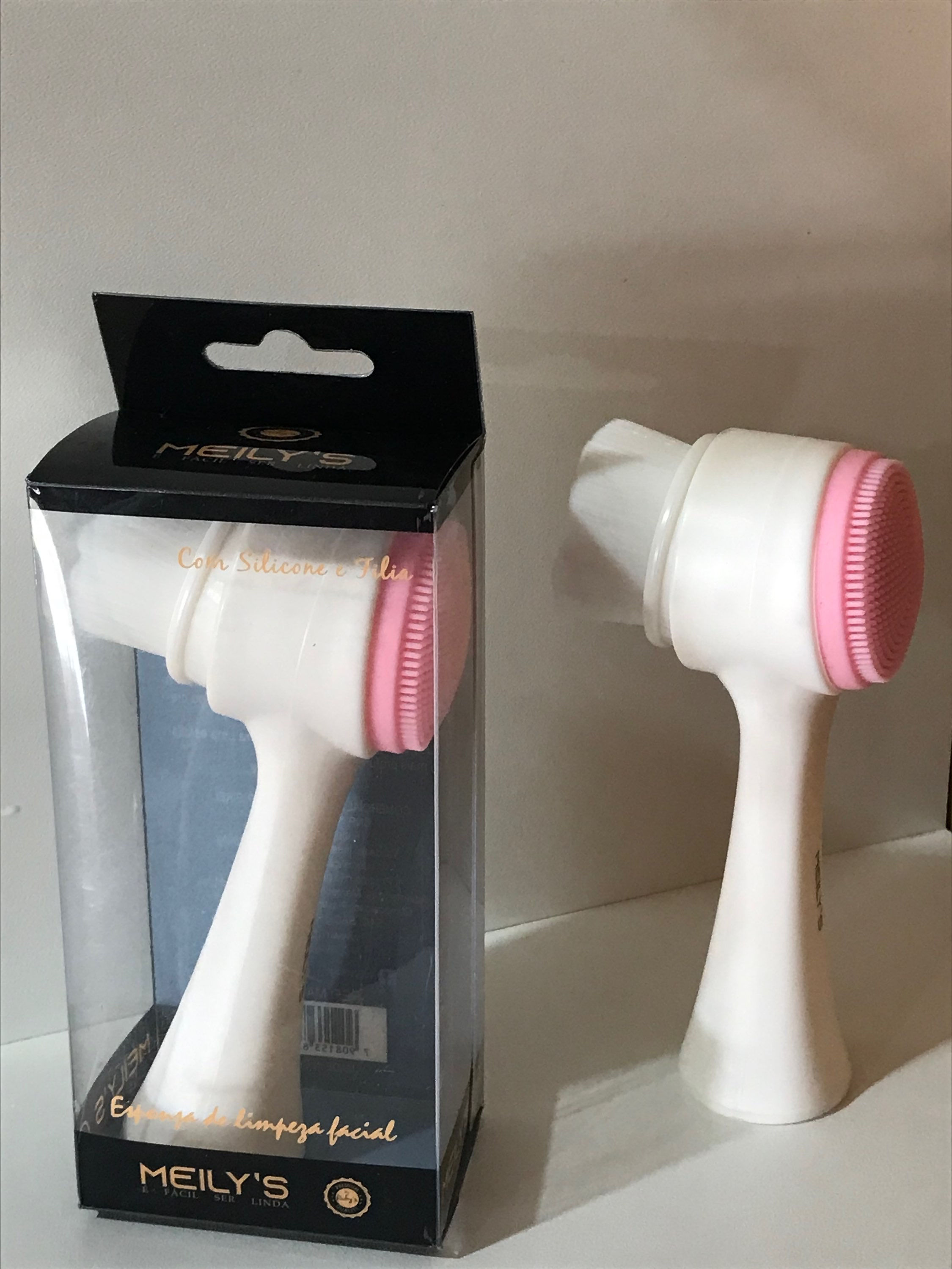 Meily's - Esponja de Limpeza Facial 2 em 1 