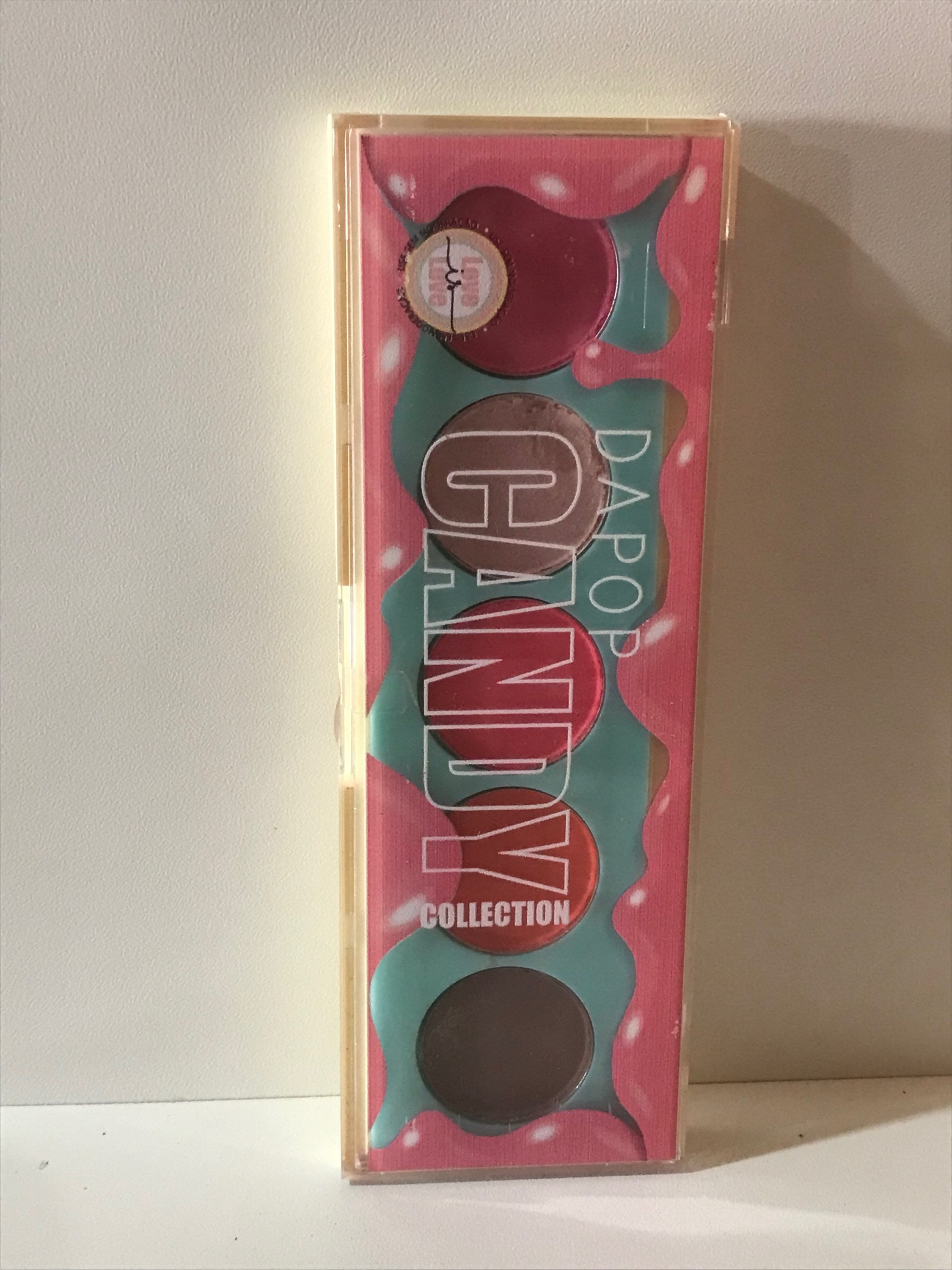 Quinteto de Sombras Vermelho Candy Colletion Dapop