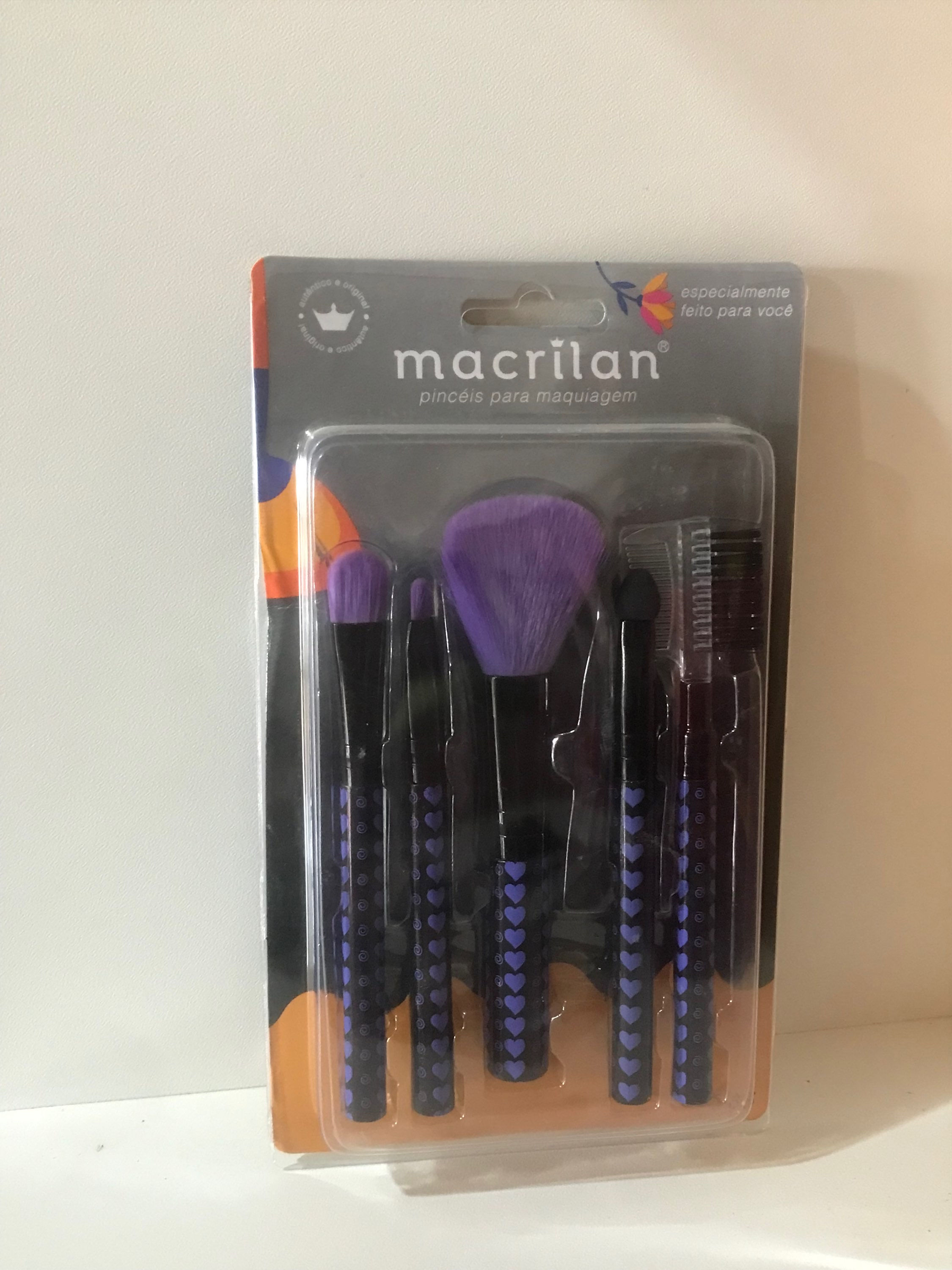 Pincéis para maquiagem 5pcs Macrilan 
