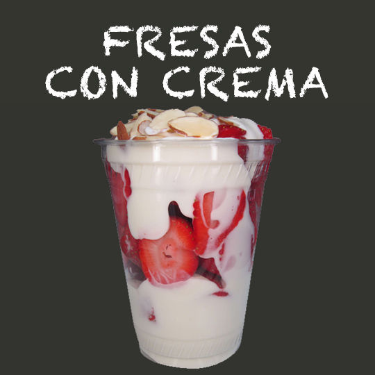 Fresas con Crema