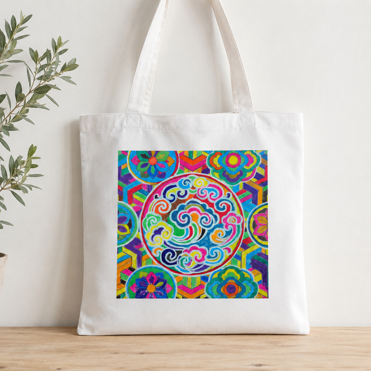 Community Dancheong Totebag