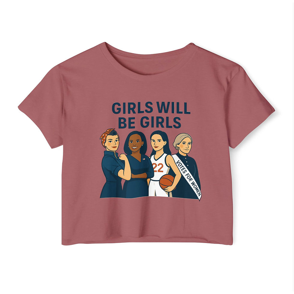 Thumbnail: Girls Will Be Girls / Women’s Crop Shirt