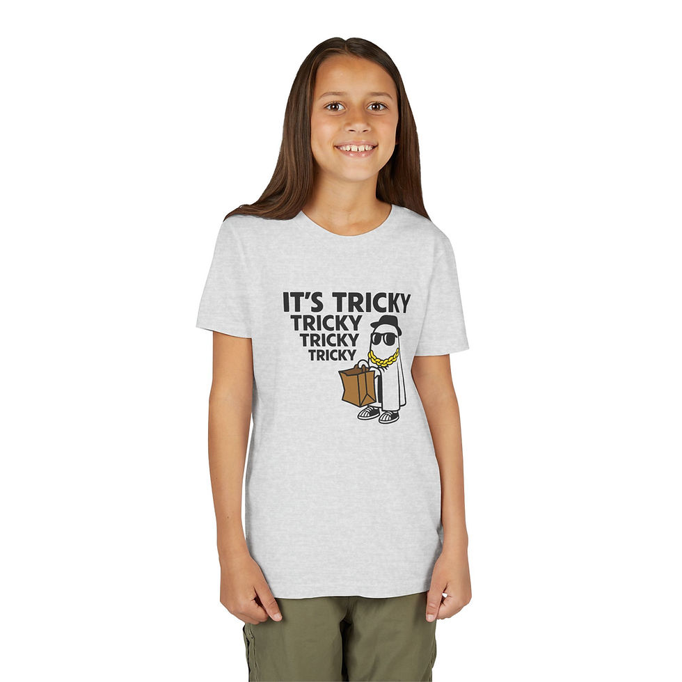 Thumbnail: It's Tricky Halloween Shirt Girl Wearing