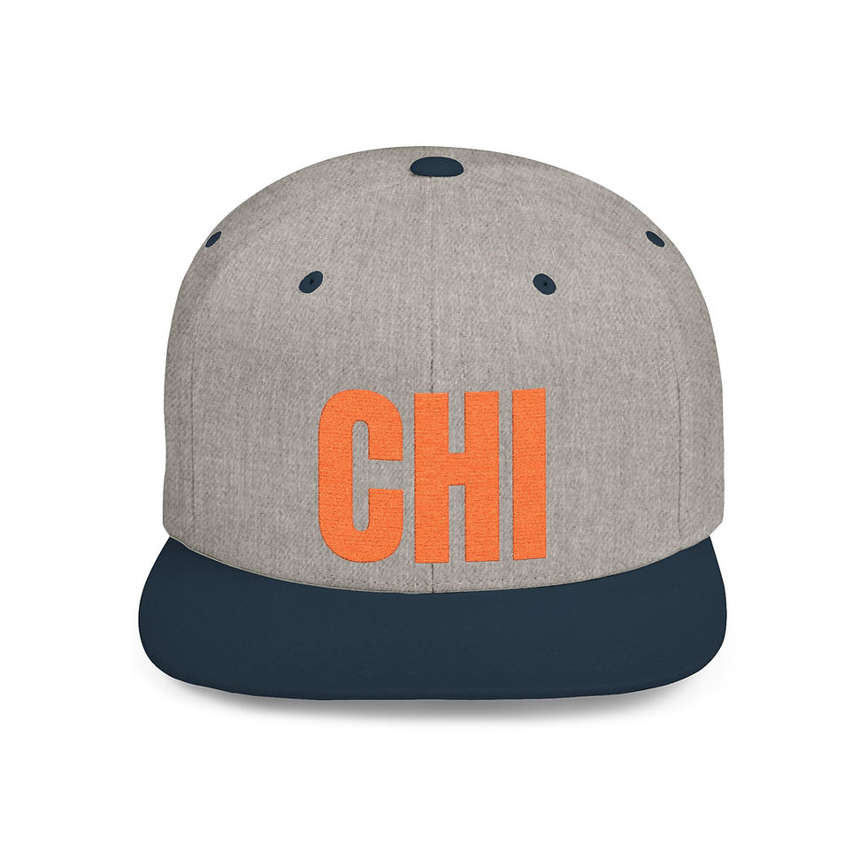 Thumbnail: CHI - Football / Flatbill Snapback Hat
