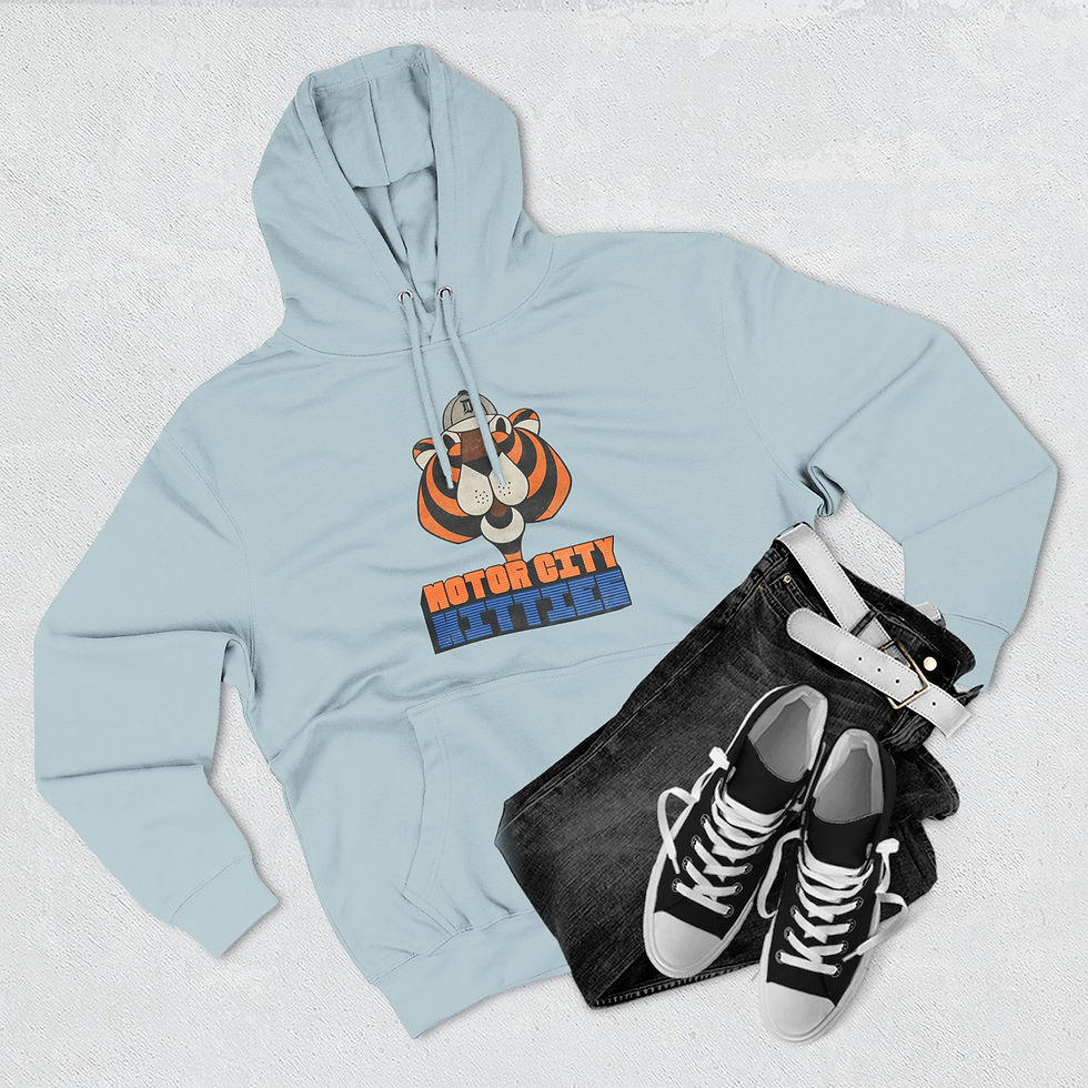 Thumbnail: Vintage Motor City Kitties / Hoodie