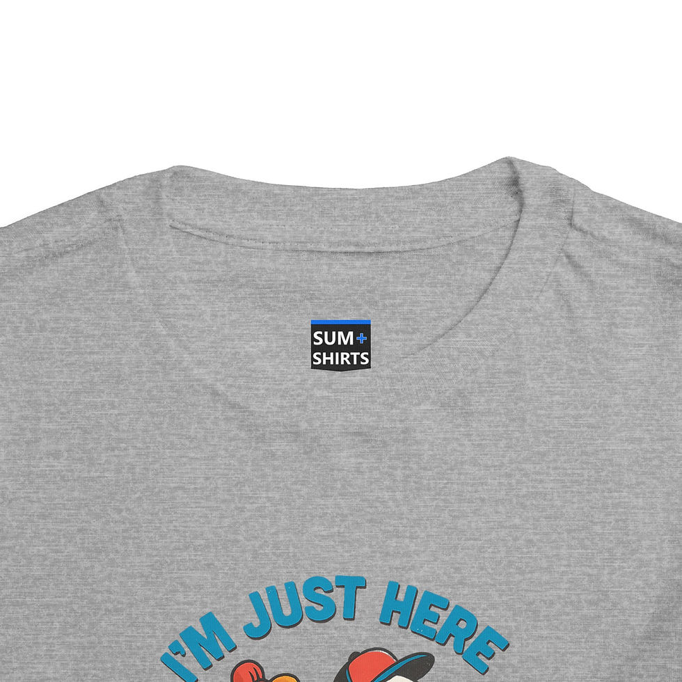 Thumbnail: I'm Just Here For The Snacks / Toddler T-Shirt