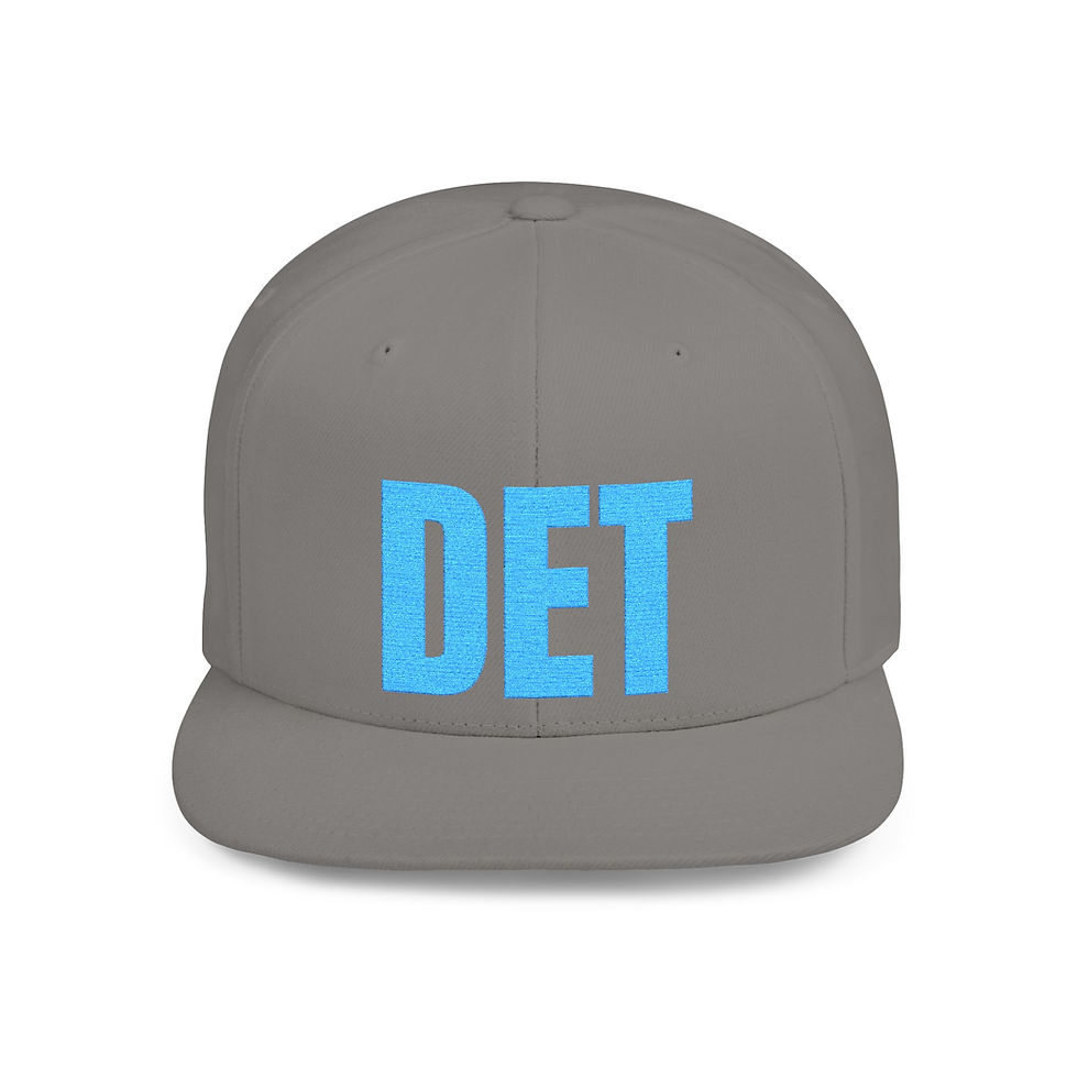 Thumbnail: DET - Football / Flatbill Snapback Hat