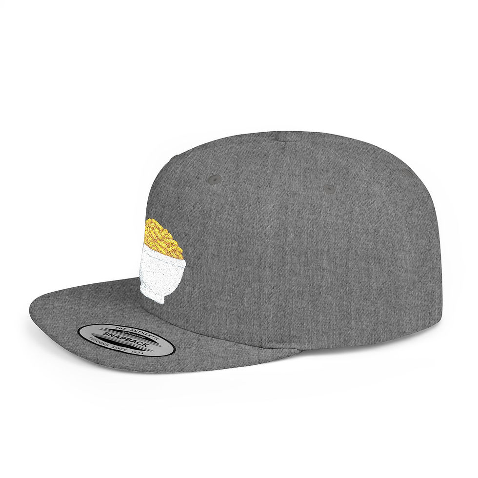 Thumbnail: Mac N Cheese Hat / Flat Bill Snapback