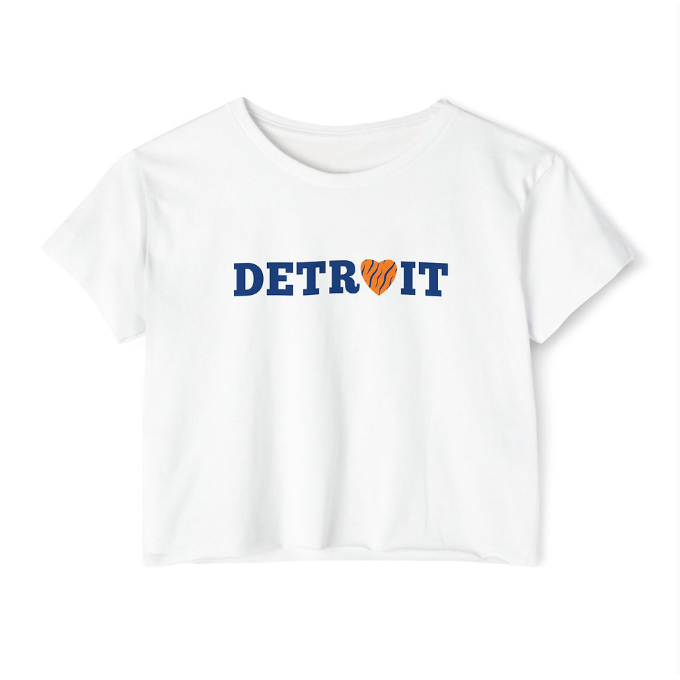 Thumbnail: Detroit Heart / Crop T-Shirt