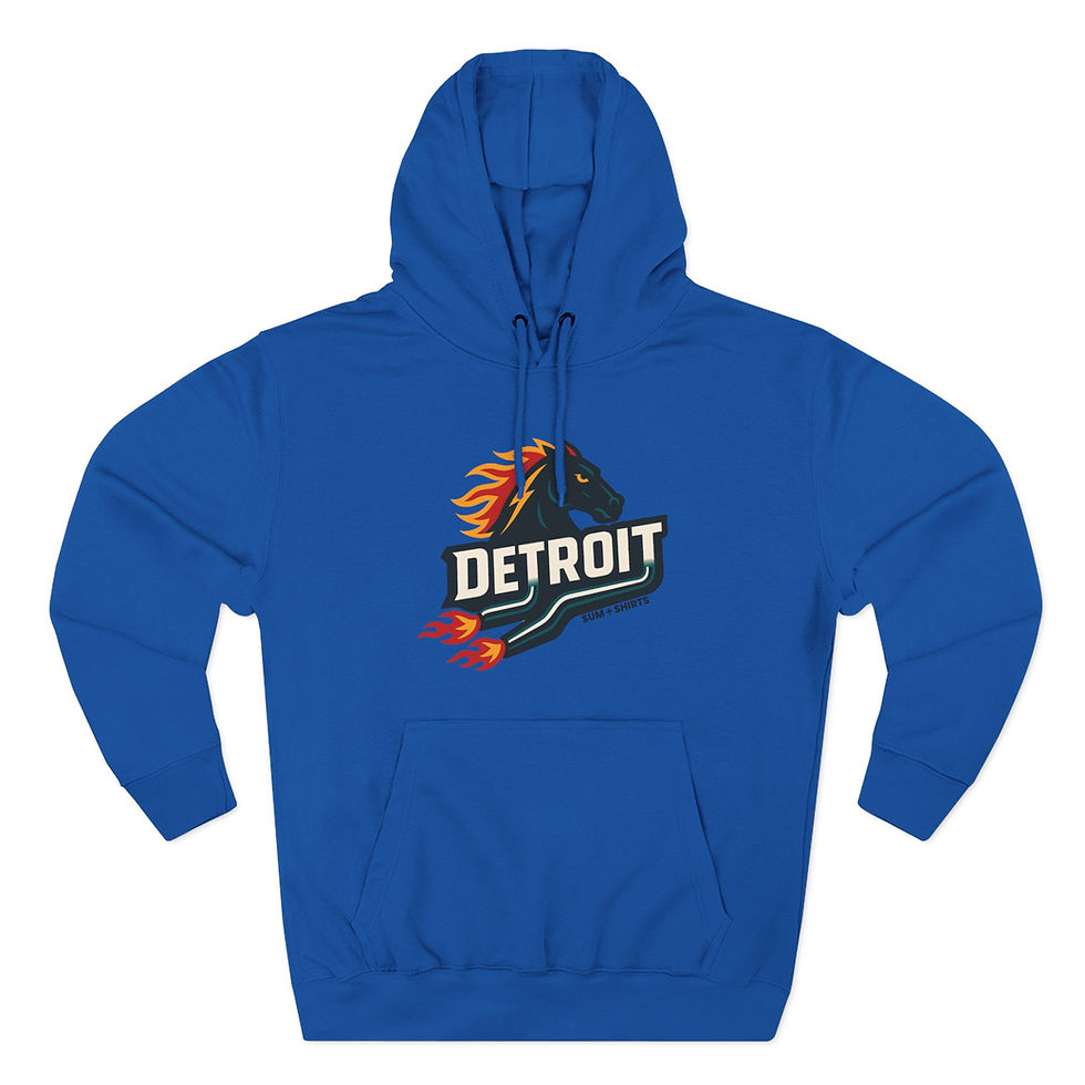 Thumbnail: Retro Detroit Basketball (90s) / Hoodie