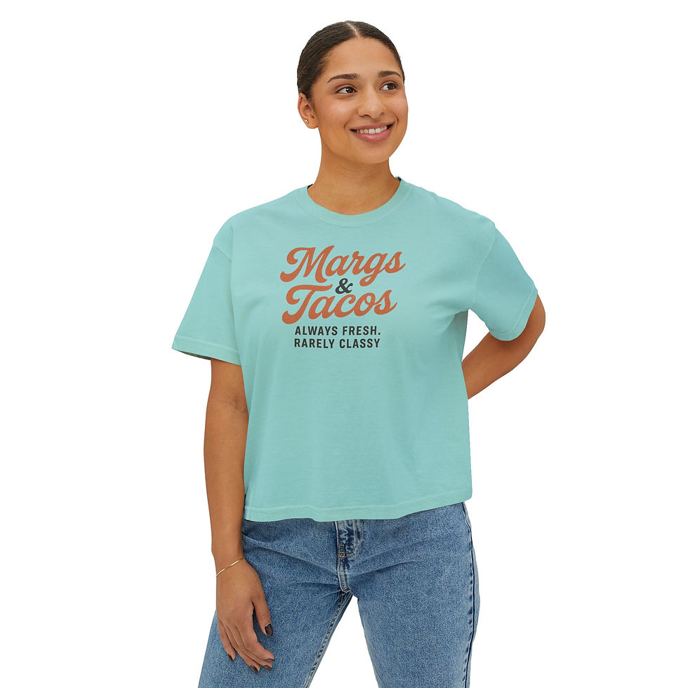 Thumbnail: Margs & Tacos / Women's Boxy Tee