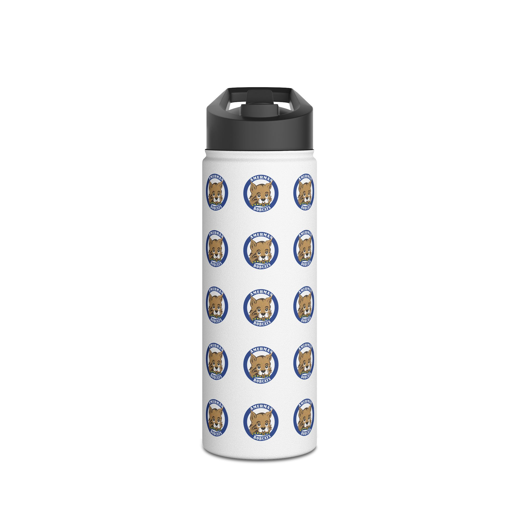 Amerman Bobcats Stainless Steel Water Bottle