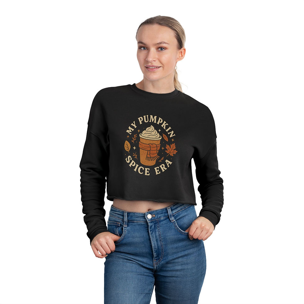 Thumbnail: Pumpkin Spice Era / Women's Crop Sweatshirt