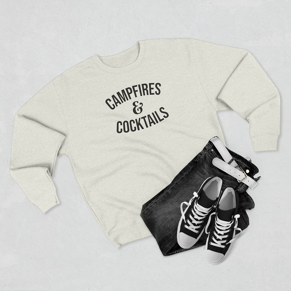 Thumbnail: Campfires & Cocktails / Men's Sweatshirt