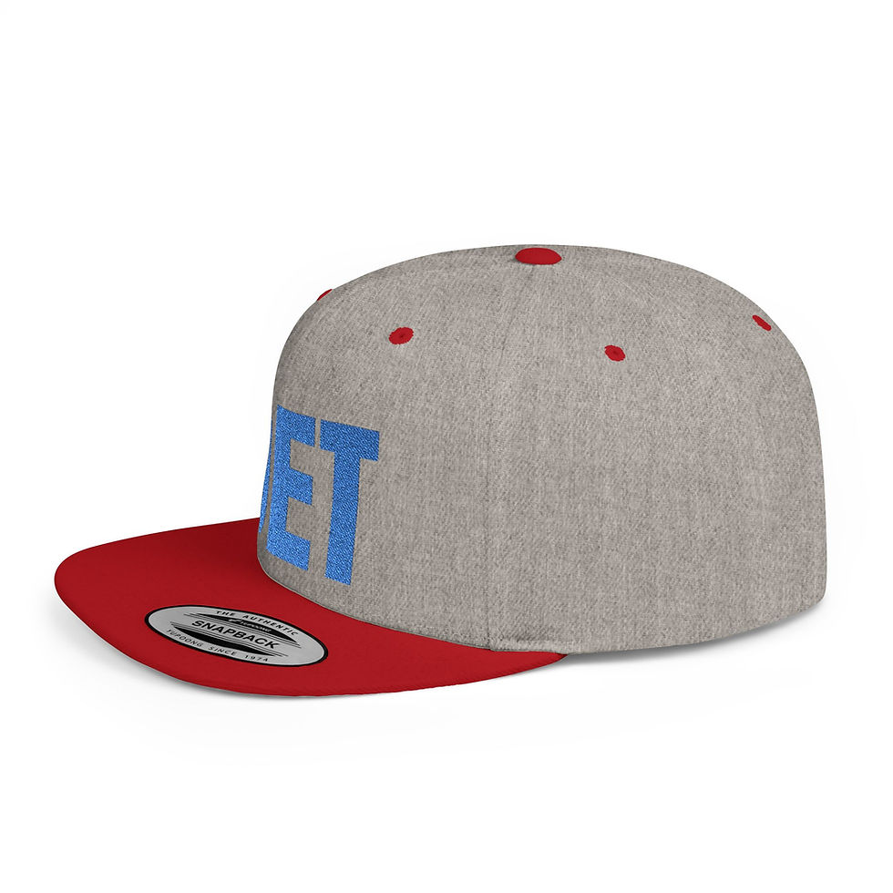 Thumbnail: DET - Basketball / Flatbill Snapback Hat