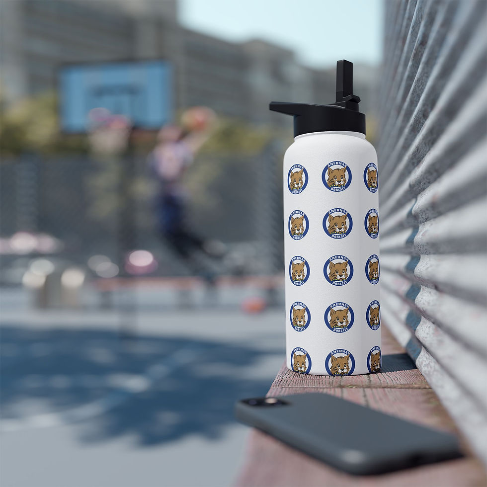 Thumbnail: Amerman Bobcats Stainless Steel Water Bottle