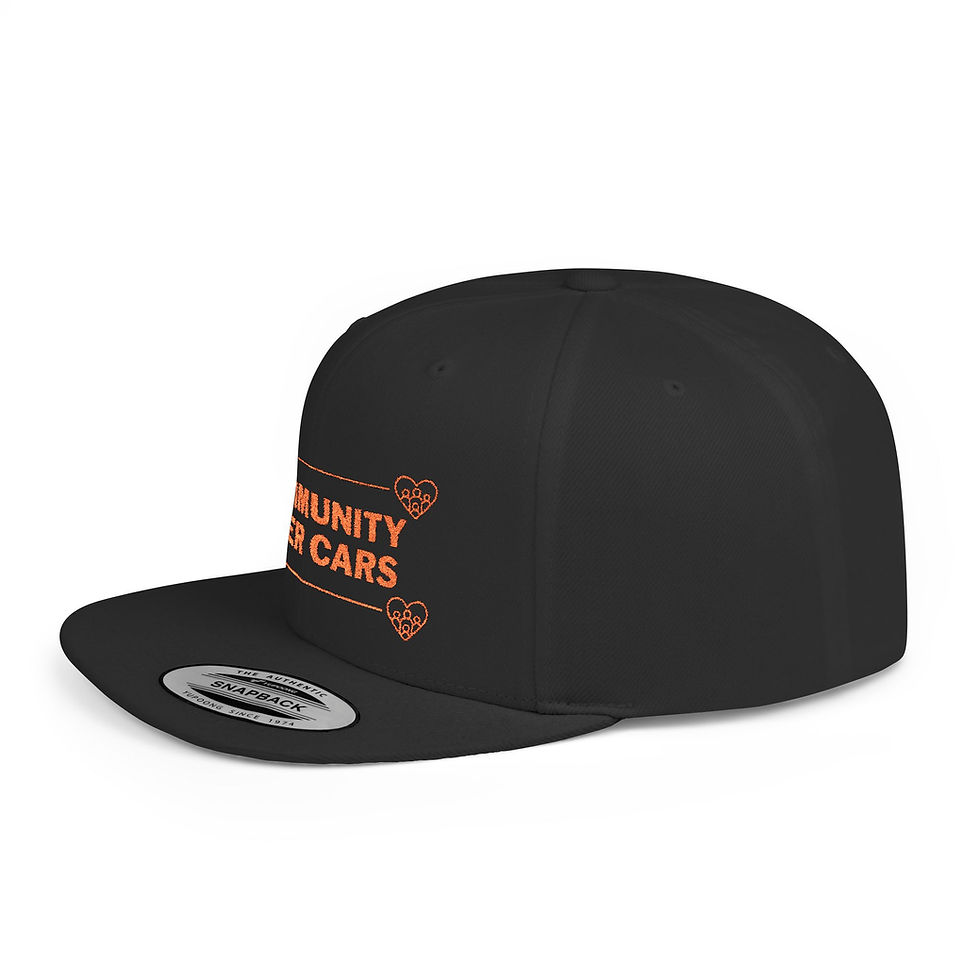 Thumbnail: Community Over Cars / Flat Bill Snapback