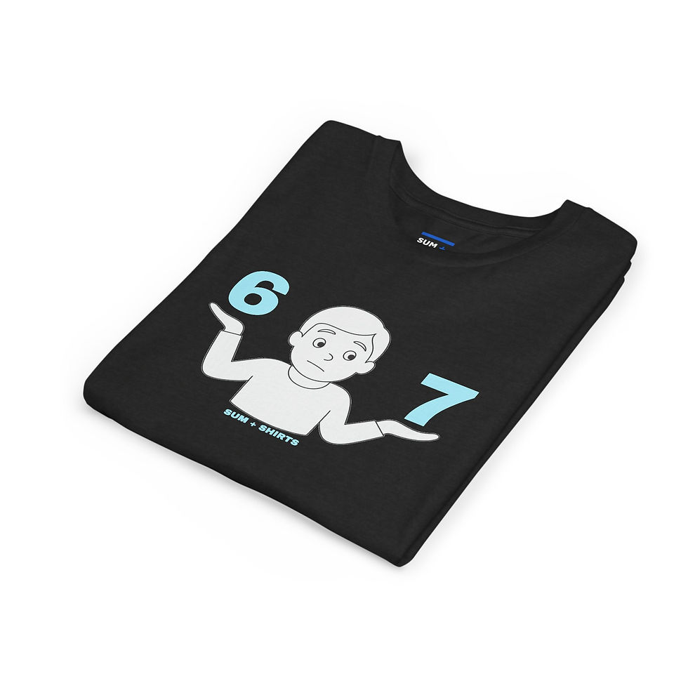 Black 6-7 Shirt 6,7