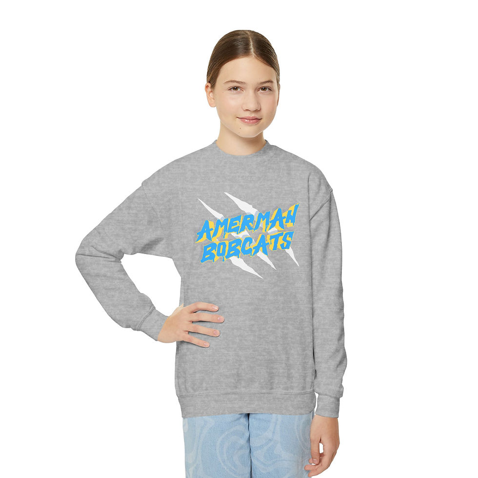 Thumbnail: Amerman Bobcats Claw / Youth Sweatshirt