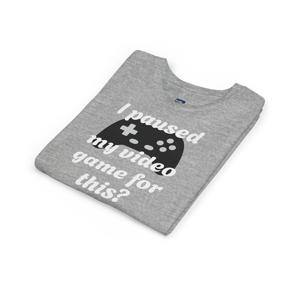 Thumbnail: Paused My Video Game / Youth T-Shirt
