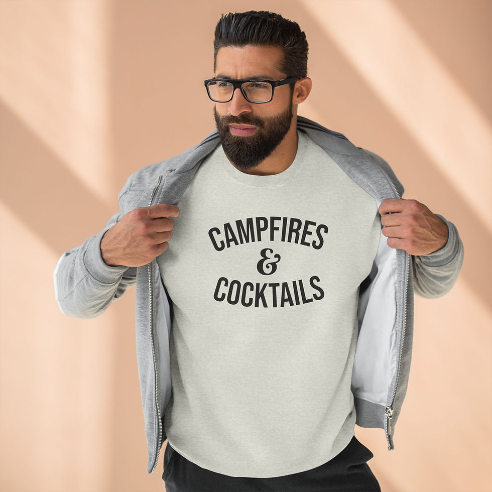 Thumbnail: Campfires & Cocktails / Men's Sweatshirt