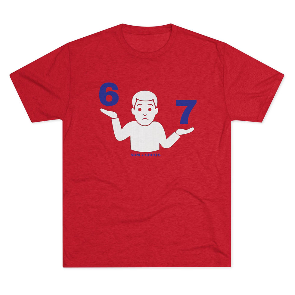 Thumbnail: Red 6,7 Shirt or 6-7 Shirt
