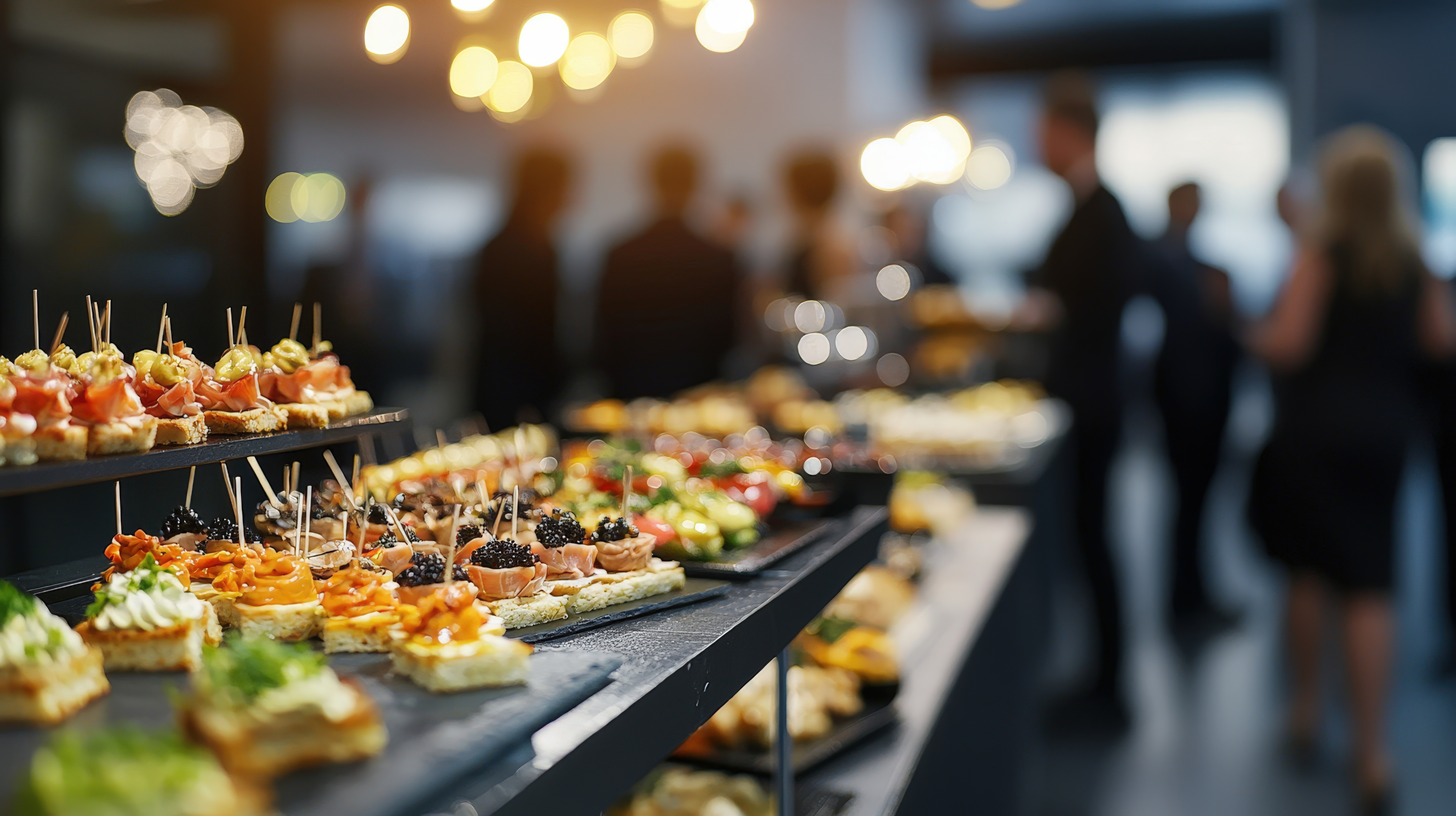 Arranged Food and Objects