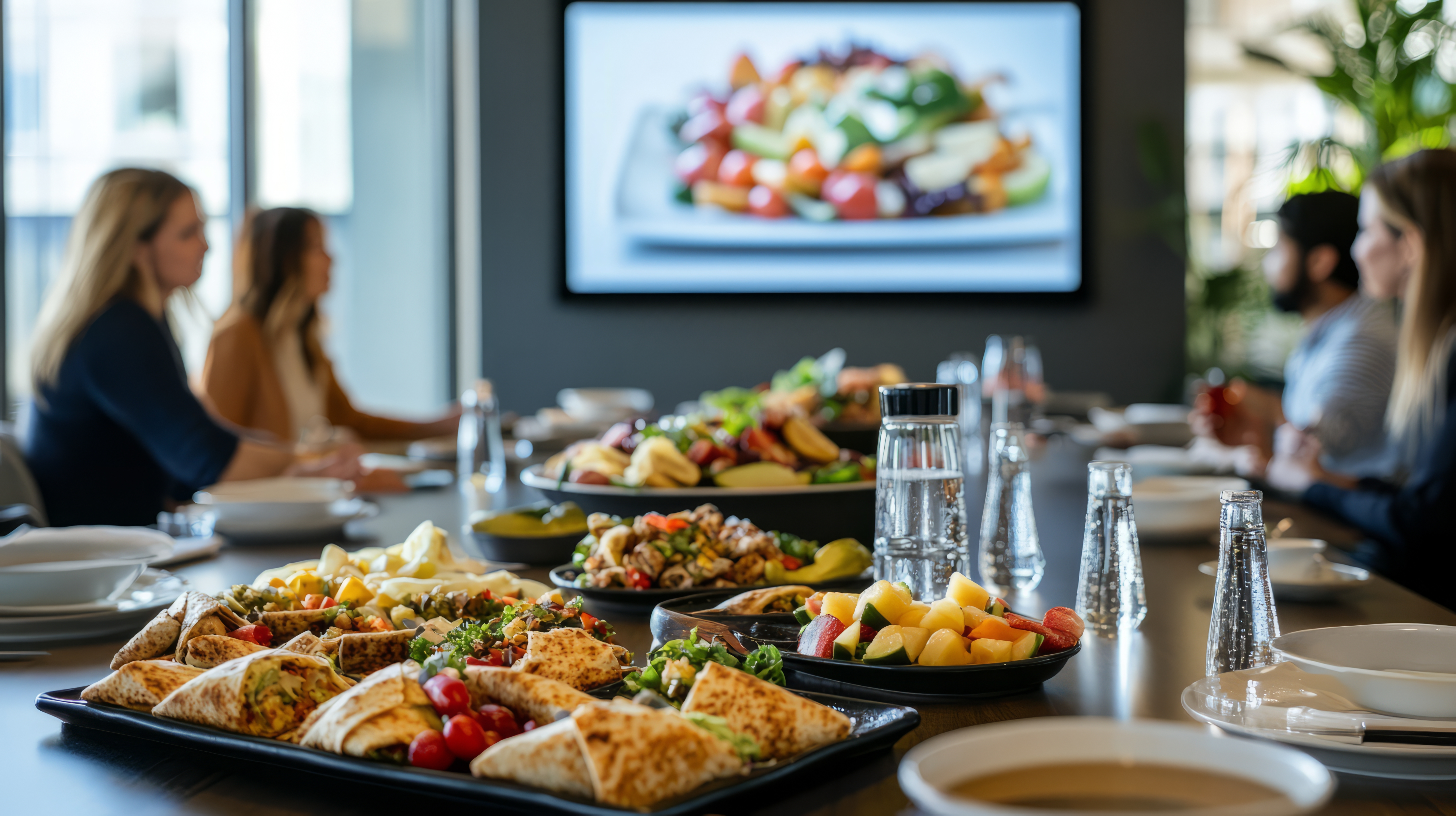 Arranged Food and Objects