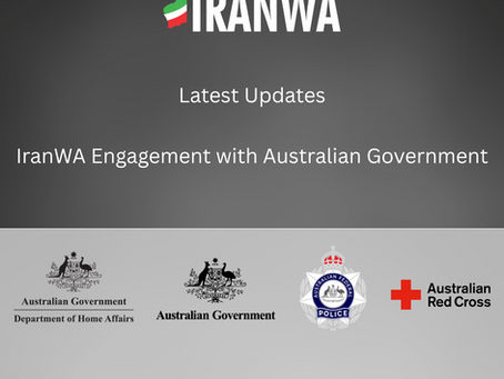 IranWA Engagement with Australian Government and Humanitarian Organisations