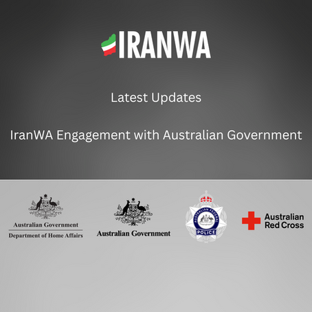 IranWA Engagement with Australian Government and Humanitarian Organisations