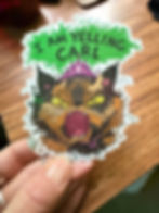 Thumbnail: Dungeon Crawler Carl Princess Donut I AM YELLING CARL sticker design fanart smushbox