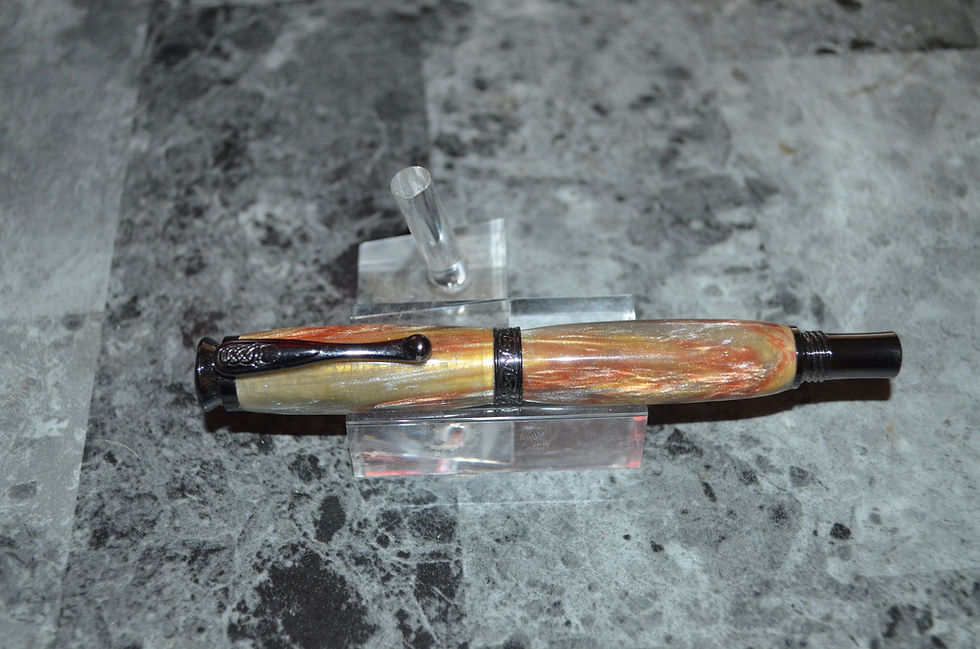 Metal Resin Celtic Knot rollerball