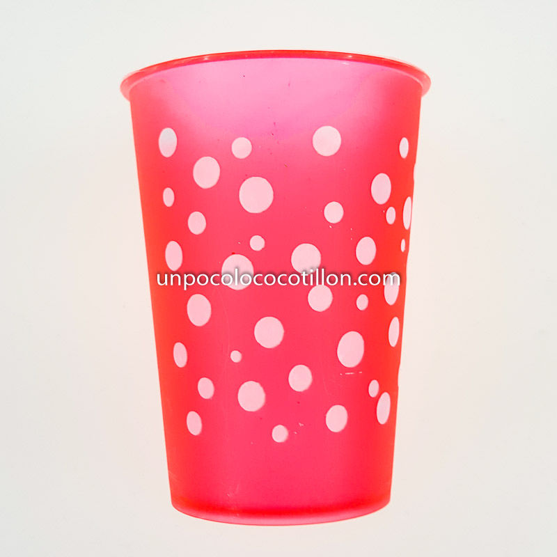 Miniatura: Vaso aperitivo 250 cc lunares Cotillón x 10 unidades
