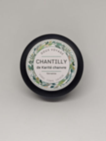 Chantilly de karité parfumée huile essentielle de verveine