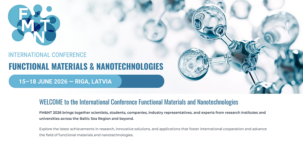 International Conference on Functional Materials and Nanotechnologies (FM&NT 2026)
