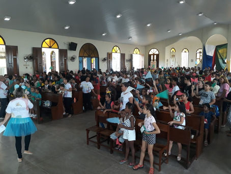 Paróquia São Cristóvão realiza primeiro Retiro Missionário com Crianças