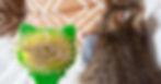 Cat fur on a brush