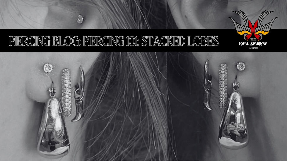 Piercing Blog: Piercing 101: Stacked Lobes