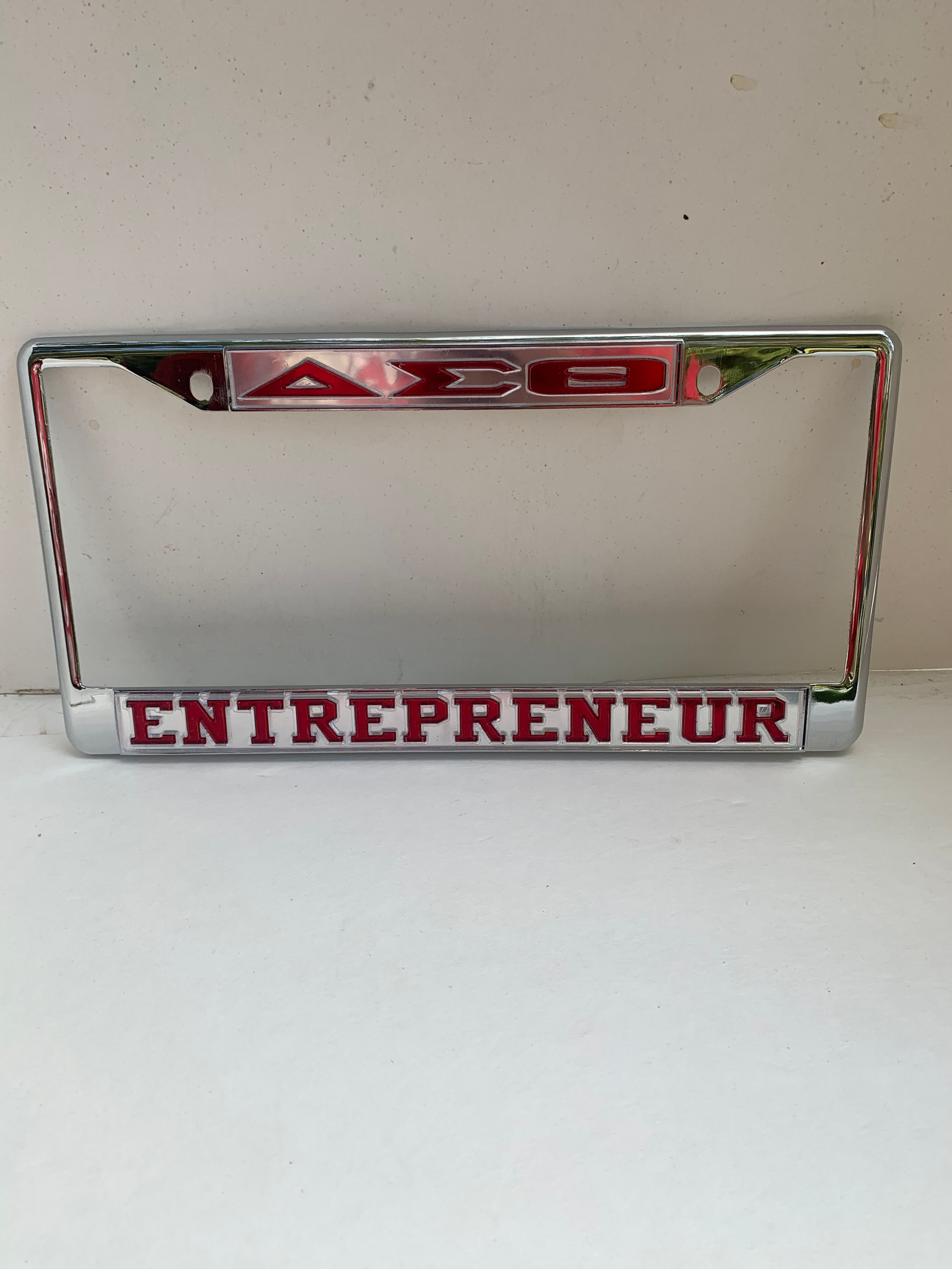 DST ENTREPRENEUR MIRROR BACKGROUND RED LETTERS