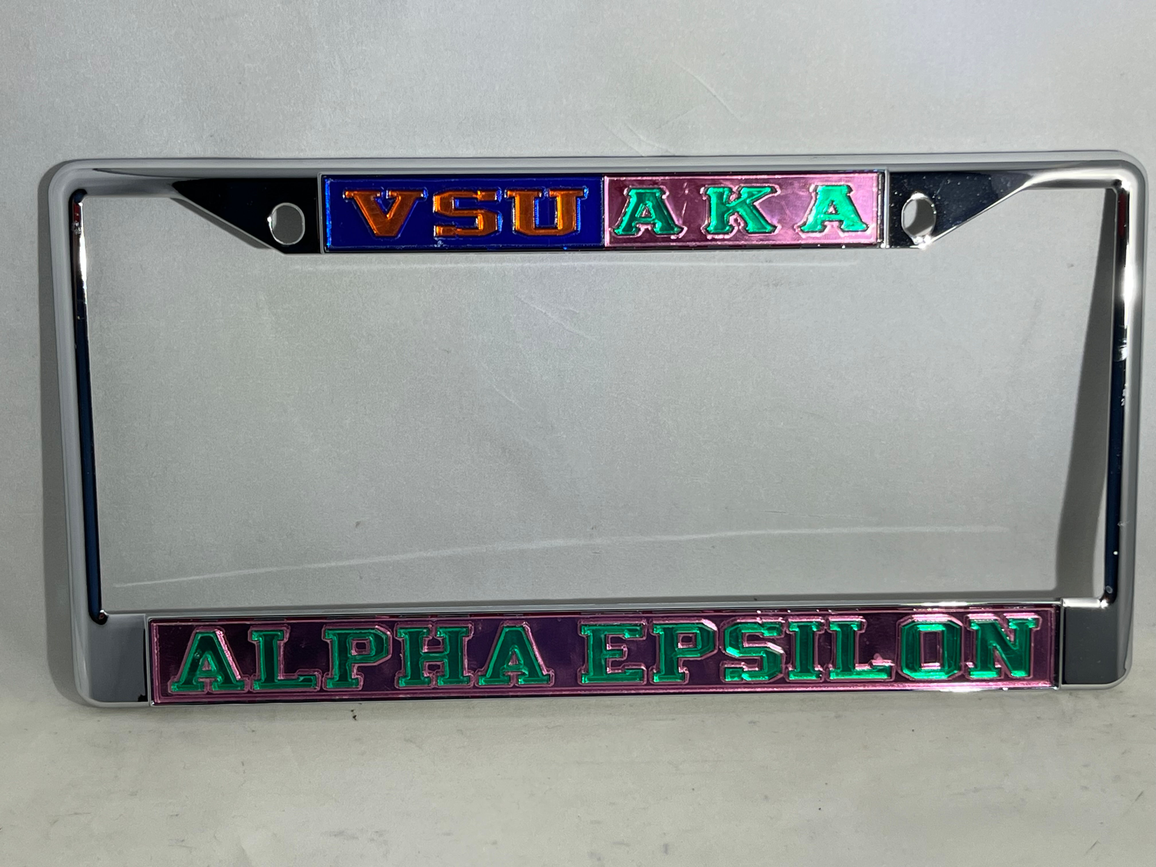 VSU/AKA Alpha Epsilon License Frame