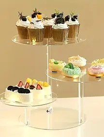 Clear 3 layered cupcake stand.webp