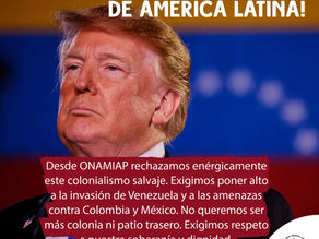 ¡FUERA EL IMPERIALISMO DE AMÉRICA LATINA!