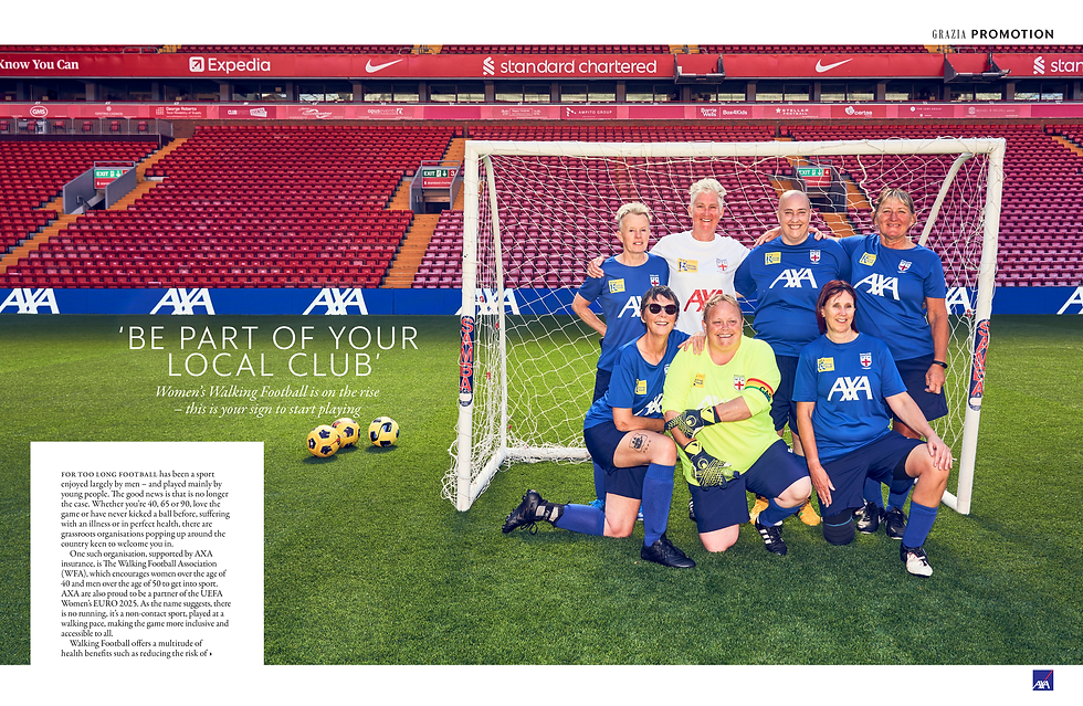 AXA x Kicking Cancer Team Grazia